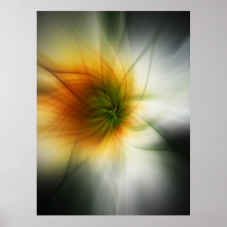 Poster Abstrait Starburst