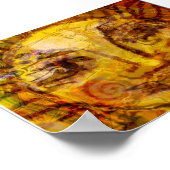 Poster Abstrait Sun (Coin)