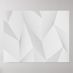 Poster Abstrait, tendance, moderne, simple ligne motif