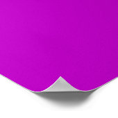 Poster Abstrait Violet Et Bleu 1007 (Coin)