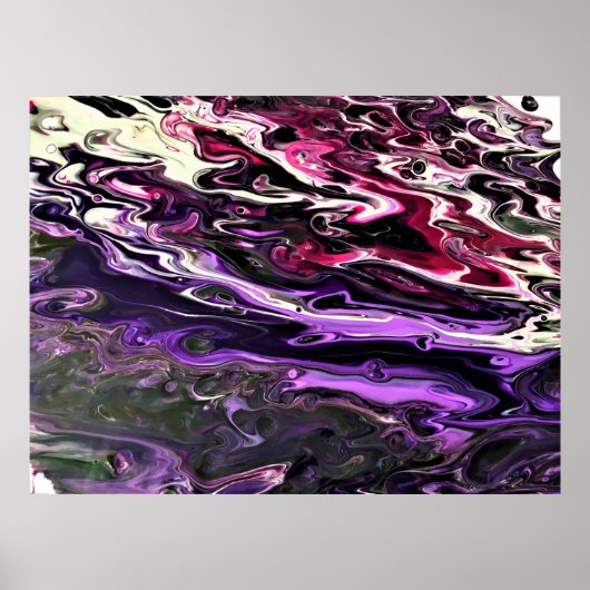 Poster Abstraite Color Study 201, (Devant)