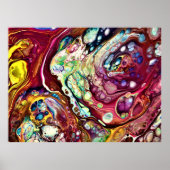 Poster Abstraite Color Study 230, (Devant)