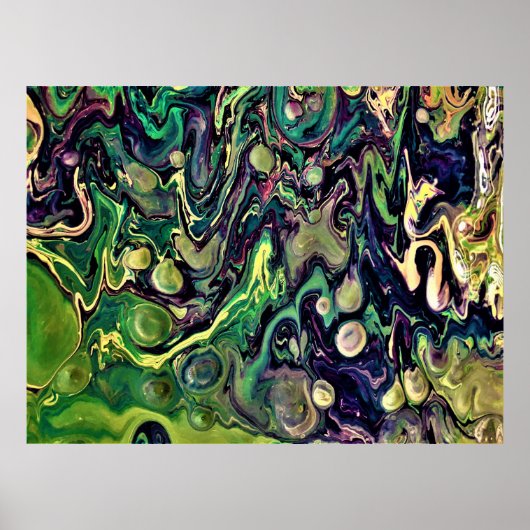 Poster Abstraite Color Study 290, (Devant)