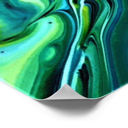 Poster Abstraite Color Study 320, (Coin)