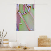 Poster Abstraite écorce d'arbre de matrone (Cuisine)