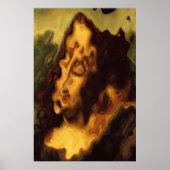 Poster Abstraite Mona Lisa (Devant)