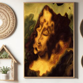 Poster Abstraite Mona Lisa