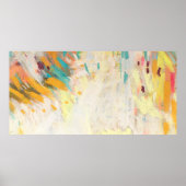 Poster Abstraite texture crayon vive. Pastel texturé (Devant)