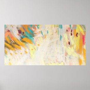 Poster Abstraite texture crayon vive. Pastel texturé
