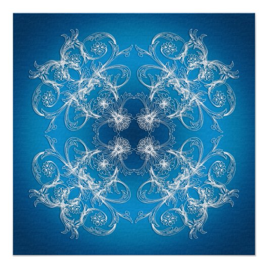 Poster Abstraite texture dégradé de style baroque. (Devant)