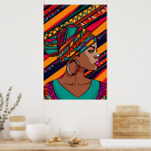 Poster Abstraites belles femmes (Cuisine)