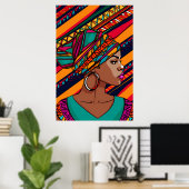 Poster Abstraites belles femmes (Bureau à domicile)