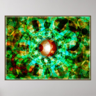 Poster Abstrax'delic