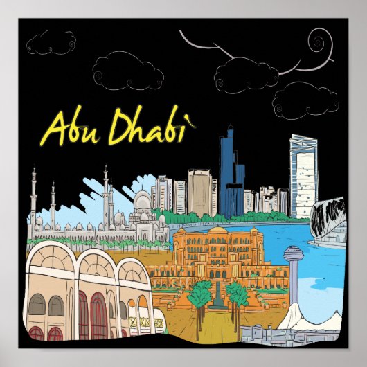 Poster Abu Dhabi (Devant)