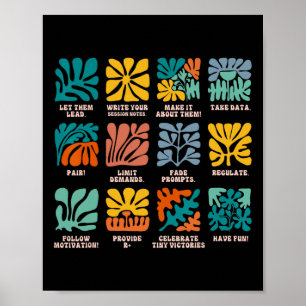 Poster Aby Analyste De Comportement Appliqué Autisme Lets