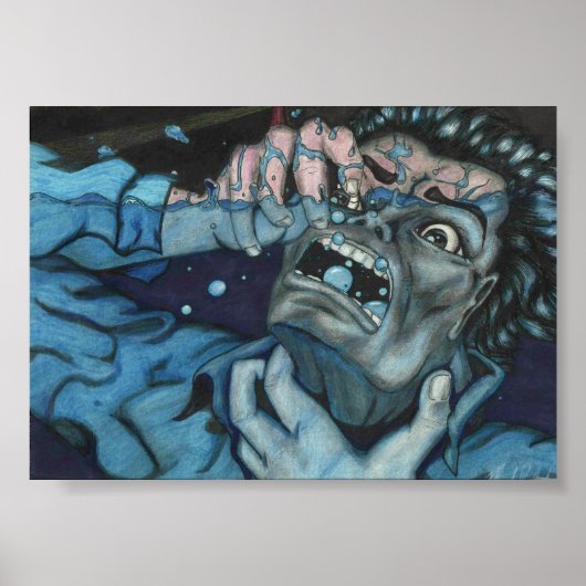 Poster Abysse bleu (Devant)