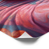 Poster Abyssinian cat on Beach, cadeau d'été pour amoureu (Coin)