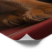 Poster Abyssinian près de la cheminée Noël (Coin)