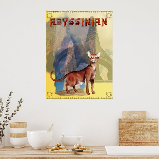 Poster Abyssinien (Cuisine)