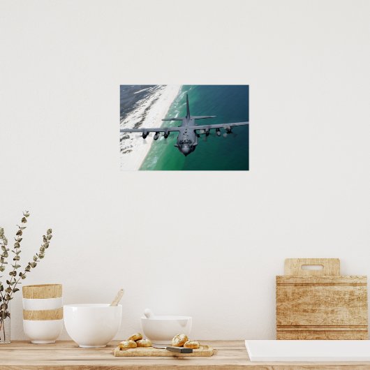 Poster AC-130 Éffrayant (Cuisine)