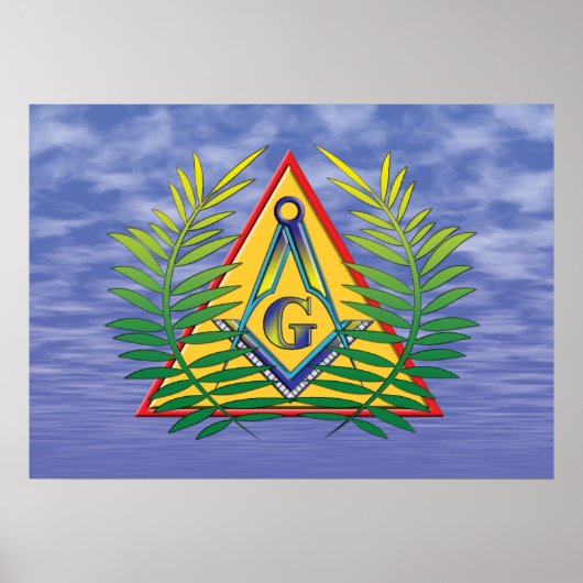 Poster Acacia dans le ciel (Devant)