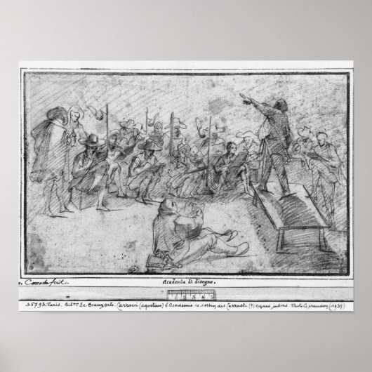 Poster Académie de dessin (Devant)