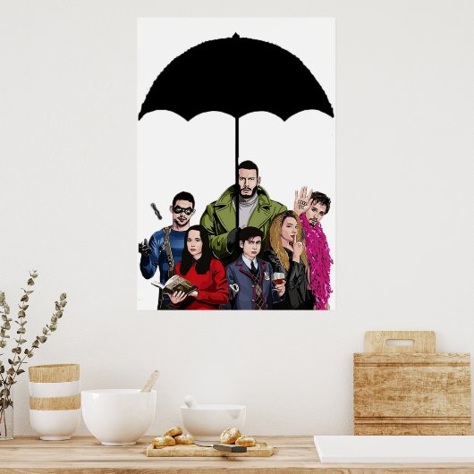 Poster Académie des parapluies (Cuisine)