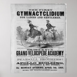 Poster Académie Grand Velocipede