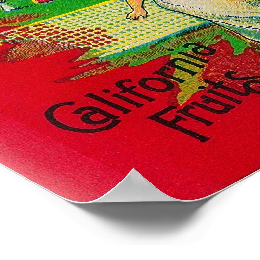 Poster Academy Cherry Étiquette (Coin)