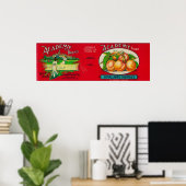 Poster Academy Cherry Étiquette (Bureau à domicile)