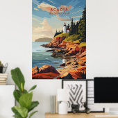 Poster Acadia (Bureau à domicile)