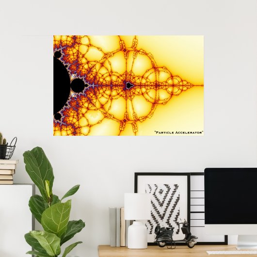 Poster Accélérateur de particules (Bureau à domicile)