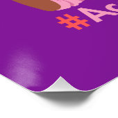 Poster Accélérer l'action Journée internationale de la fe (Coin)