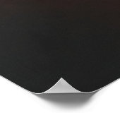 Poster Accent Concret Orange Abstrait Moderne (Coin)