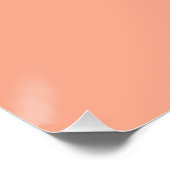 Poster Accent de design corail pour les loisirs créatifs (Coin)