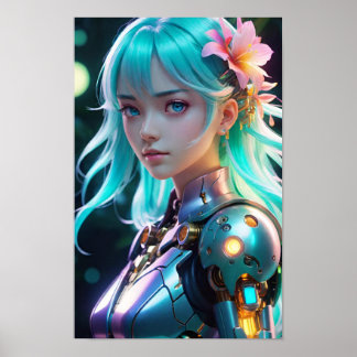 Poster Accent floral