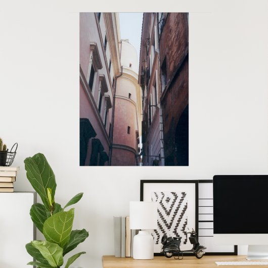 Poster Accentuation verticale (Bureau à domicile)