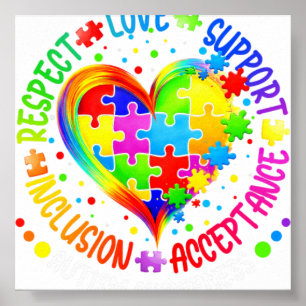 Poster Acceptation Amour Inclusion Respect Sensibilisatio