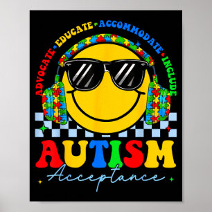 Poster Acceptation de la sensibilisation à l'autisme sour
