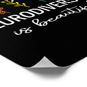 Poster Acceptation de la sensibilisation sur l'autisme La (Coin)