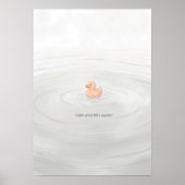 Poster Acceptation de l'autisme - Calme au milieu des rem (Devant)