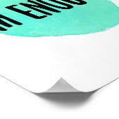 Poster acceptation de soi mots de motivation (Coin)