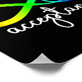 Poster Acceptation Infinité Sensibilisation sur l'autisme (Coin)