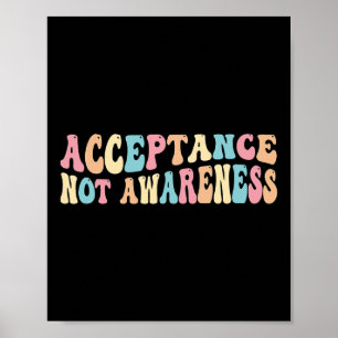 Poster Acceptation Neurodiversité Autisme Neurodivergent 
