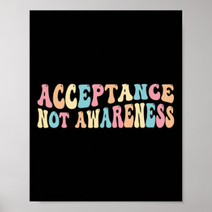 Poster Acceptation Neurodiversité Autisme Neurodivergent