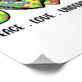 Poster Accepter l'amour comprendre la Sensibilisation sur (Coin)