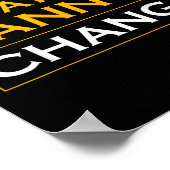 Poster Acceptez Ce Que Vous Ne Pouvez Pas Modifier La Cit (Coin)