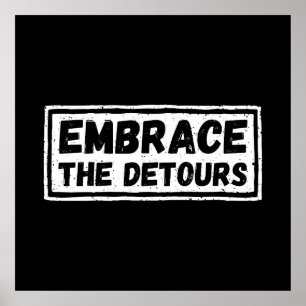 Poster Acceptez La Citation Inspirationnelle Detours