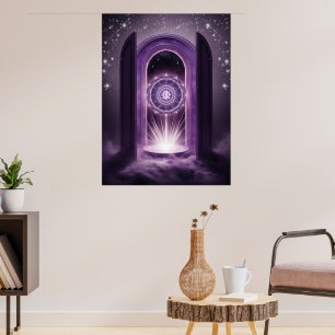 Poster Acceptez votre signature Zodiac Mandala Wall Art
