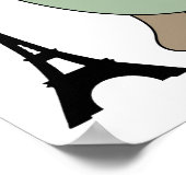 Poster Accessoires de photomaton pour anniversaire sur le (Coin)